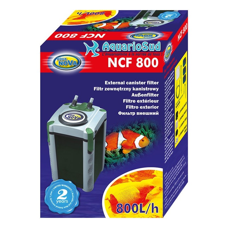 AQUA NOVA NCF-800 - Filtre extérieur 800 l/h