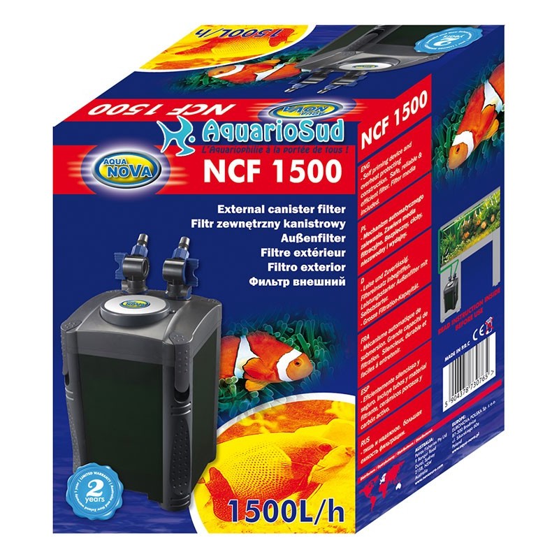 Filtro esterno Aqua Nova NCF-1500 Filtro esterno Aqua Nova NCF-1500