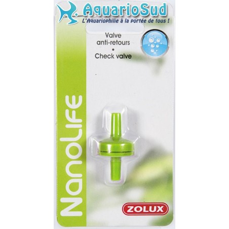 ZOLUX Clapet anti-retour pour tuyau d'air 4/6 mm afin de protéger votre pompe à air.