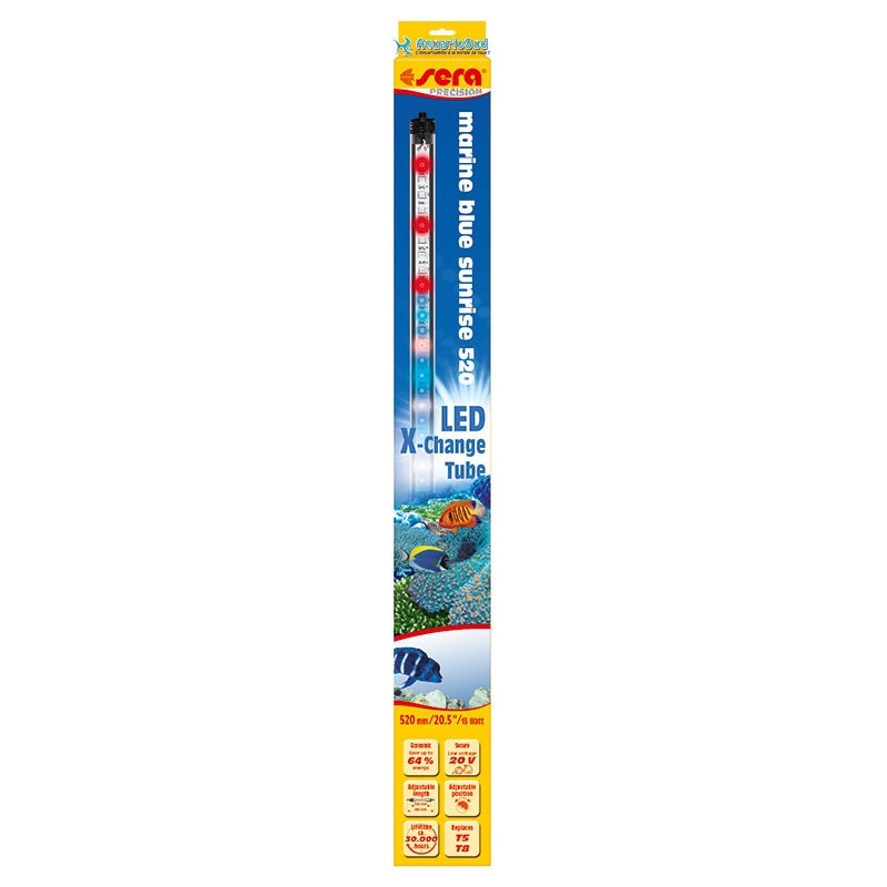 SERA Led X-Change Tube Marine Blue Sunrise 520 mm 18W