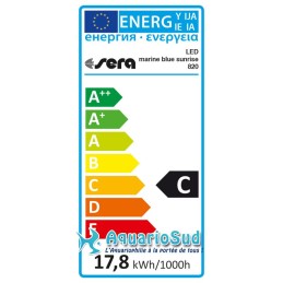 Tubo SERA Led X-Change Azul Marino Sunrise 820 mm 16W