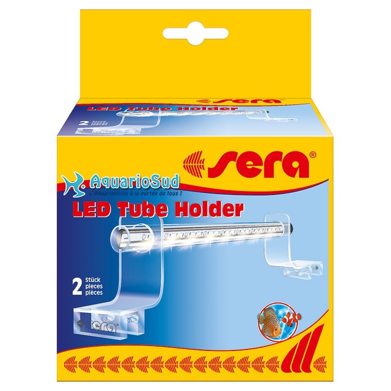 31292 - SERA Led Tube Holder Clear - 2 support pour SERA Led - éclairage aquarium