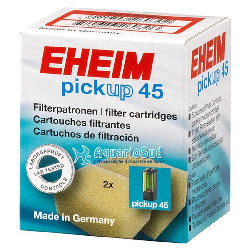 EHEIM Cartouches Filtrantes pour filtre pickup 45 (Eheim 2006) EHEIM Cartouches Filtrantes pour filtre pickup 45 (Eheim 2006)
