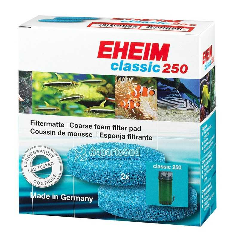 Schiuma filtrante EHEIM per filtro Classic 250 - Confezione da 2