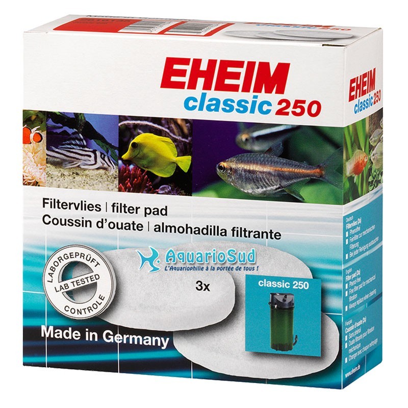 EHEIM Ouate pour filtre Classic 250 - Lot de 3