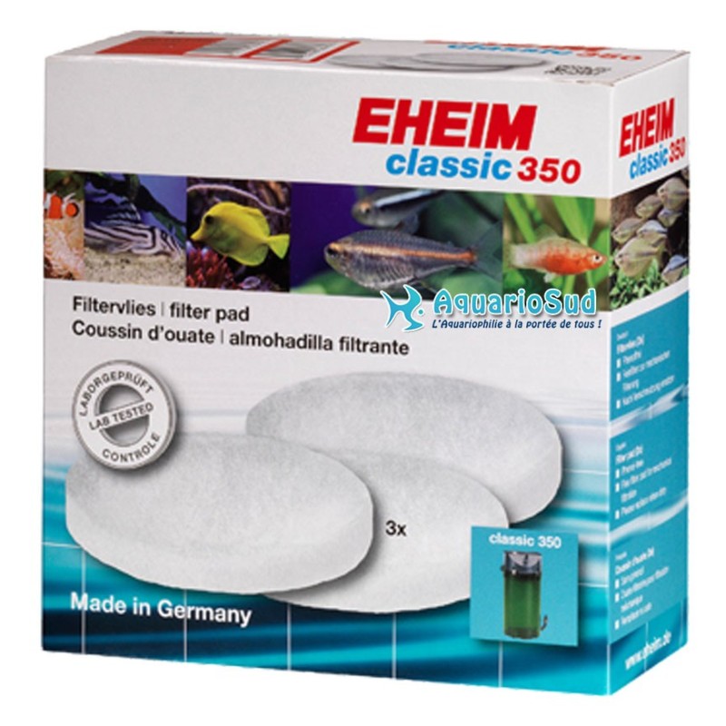 EHEIM Ouate Filtrante pour filtre Classic 350 - Lot de 3