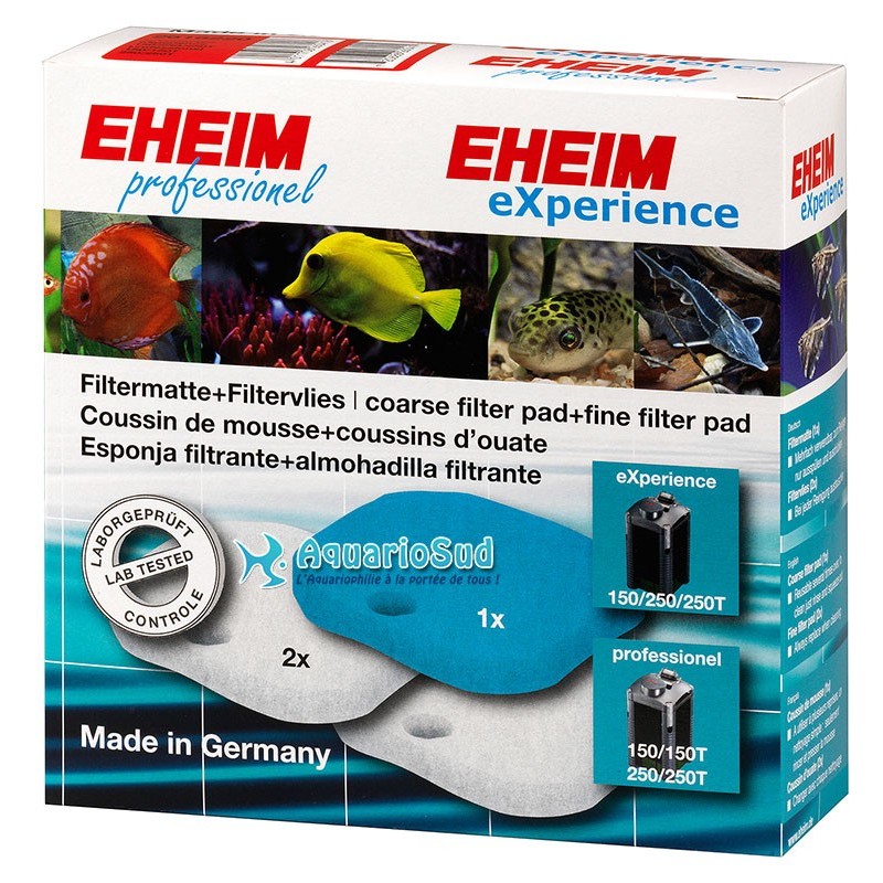 EHEIM Masses filtrantes pour filtre eXperience/Professionel 150,150T 250 et 250T EHEIM Masses filtrantes pour filtre eXperience/Professionel 150,150T 250 et 250T