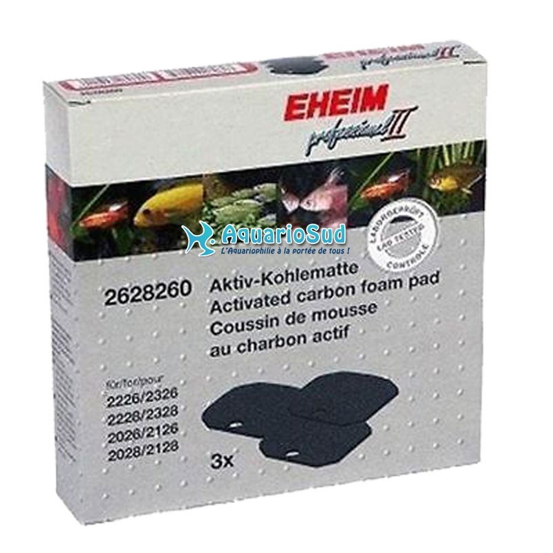 EHEIM Coussin de Charbon actif pour filtre eXperience/Professionel 150/250