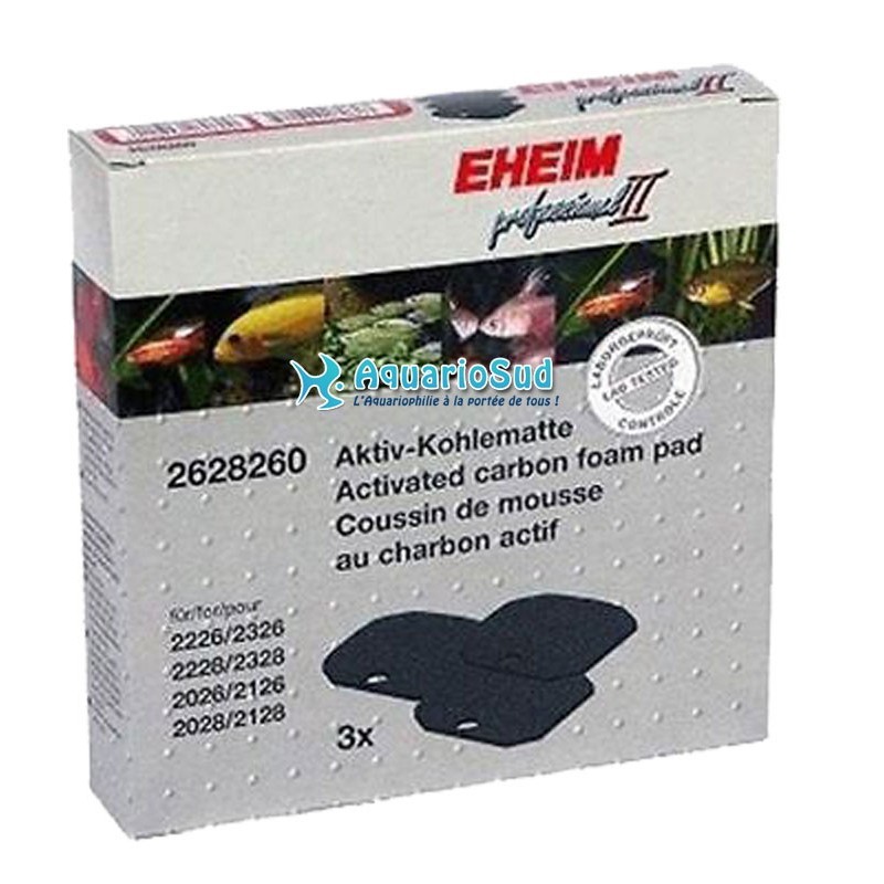 EHEIM Coussin de Charbon actif pour filtre eXperience/Professionel