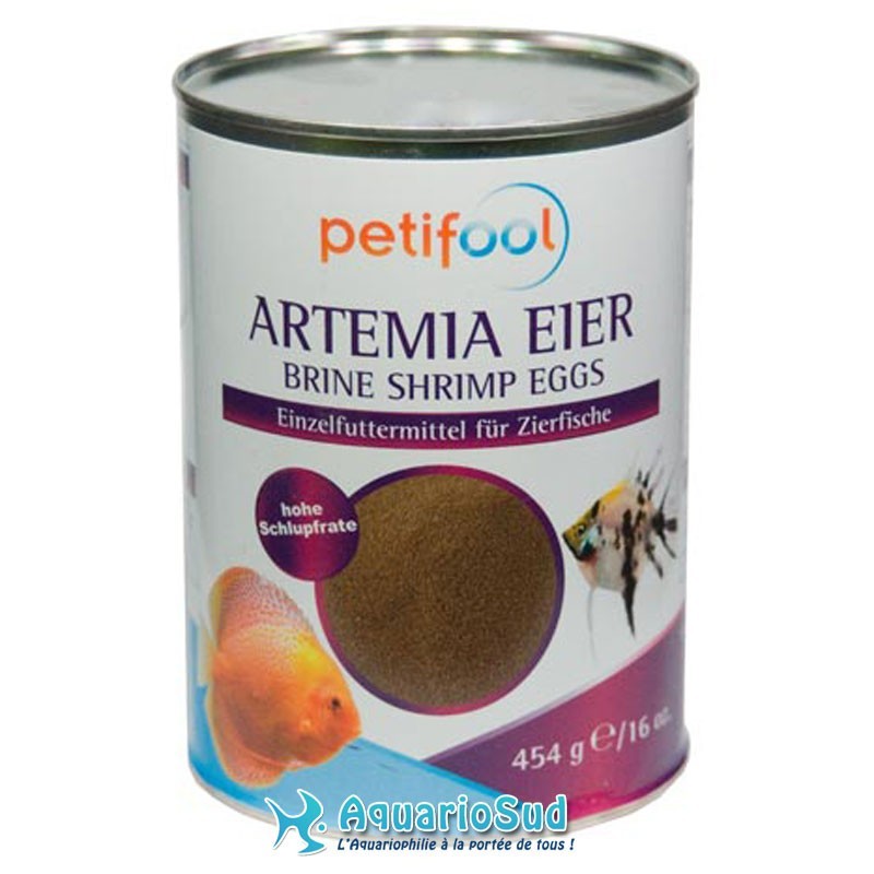 PETIFOOL Oeufs d'Artemia - boite de 454gr