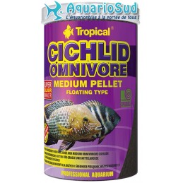 TROPICAL Cichlid Omnivore Medium Pellet - 5 litres