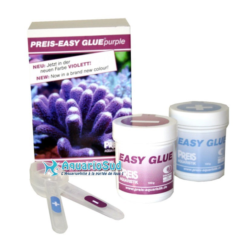 PREIS Easy Glue Purple, colle à coraux - 2 x 100 gr