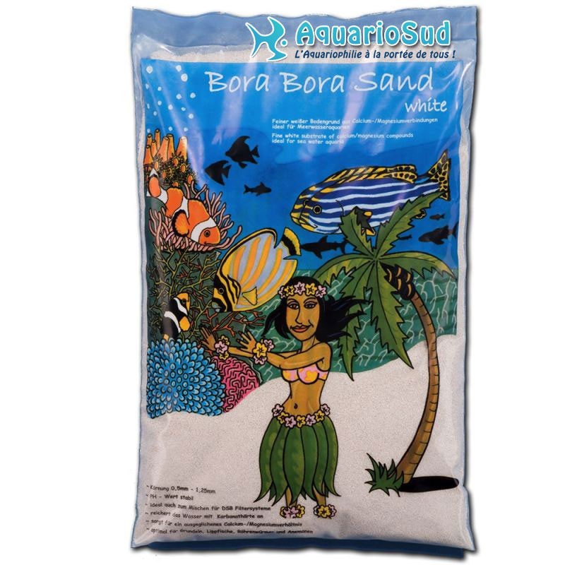 PREIS Bora Bora Sand en 8 kg (5 litros) es ideal para acuarios marinos PREIS Bora Bora Sand en 8 kg (5 litros) es ideal para acuarios marinos