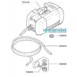 Repuestos para bomba de aire EHEIM 3701 - 3702 - 3704