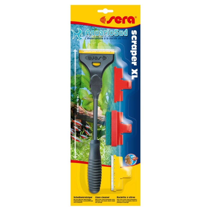 SERA Scraper XL - Raclette de nettoyage d'aquarium