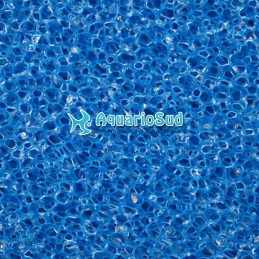 Plaque de Mousse bleue 100x100x5 cm | Grain moyen pour retenir les impuretés.
