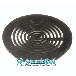 Rejilla redonda negra AQUA MEDIC - 63 mm