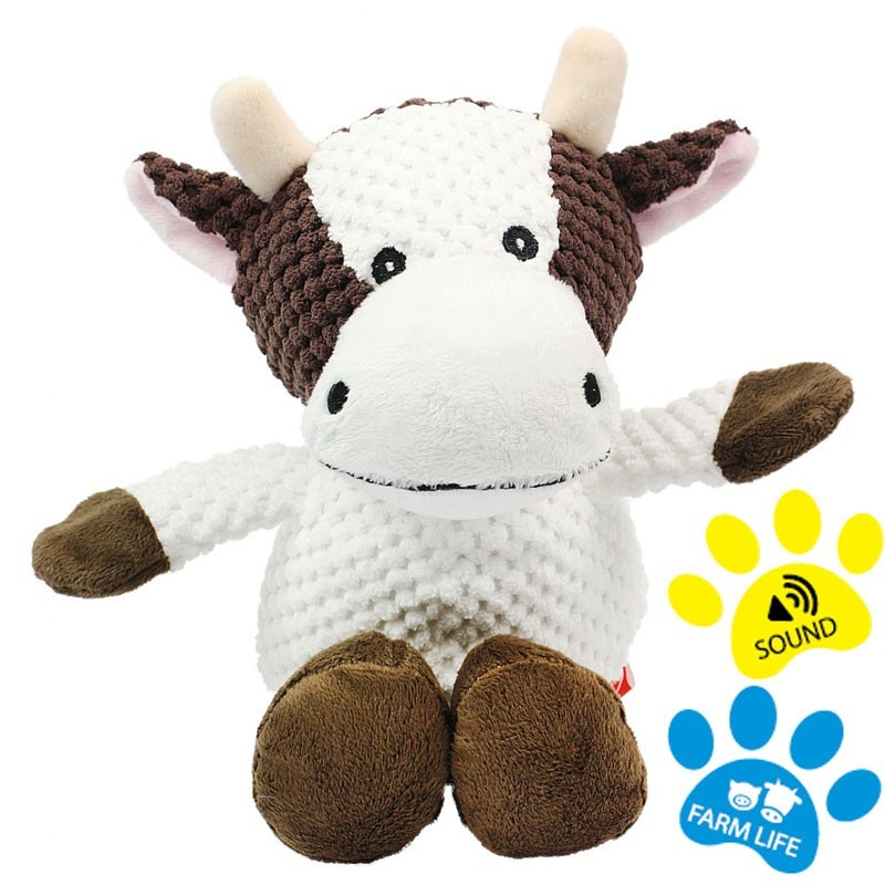 DOG LIFE STYLE Peluche vache