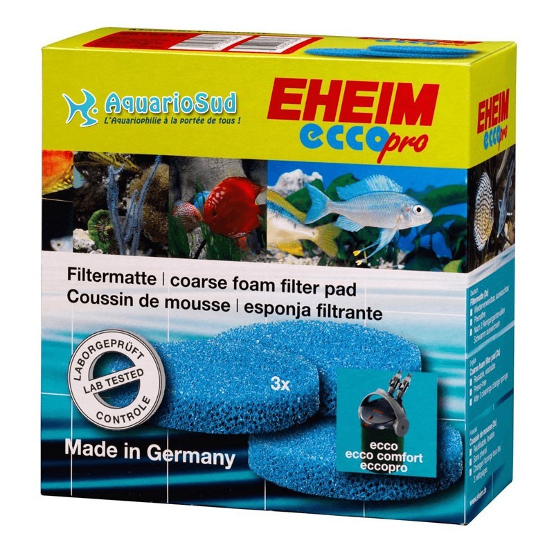 EHEIM Coussins de mousse bleue pour Filtre EHEIM Ecco
