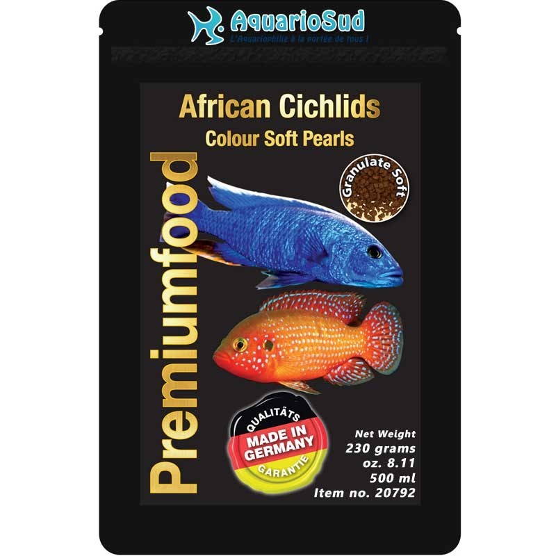 DISCUSFOOD Perle Colorate per Ciclidi Africani - 230gr DISCUSFOOD Perle Colorate per Ciclidi Africani - 230gr