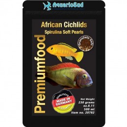 DISCUSFOOD African Cichlids Spirulina Pearls - 230gr