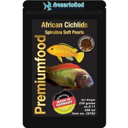DISCUSFOOD Afrikanische Buntbarsche Spirulina-Perlen - 230gr