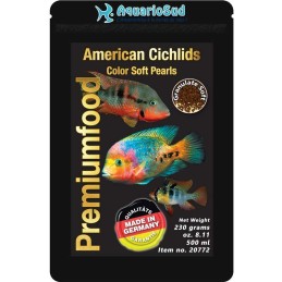 DISCUSFOOD Amerikanische Cichliden Farbperlen - 230gr