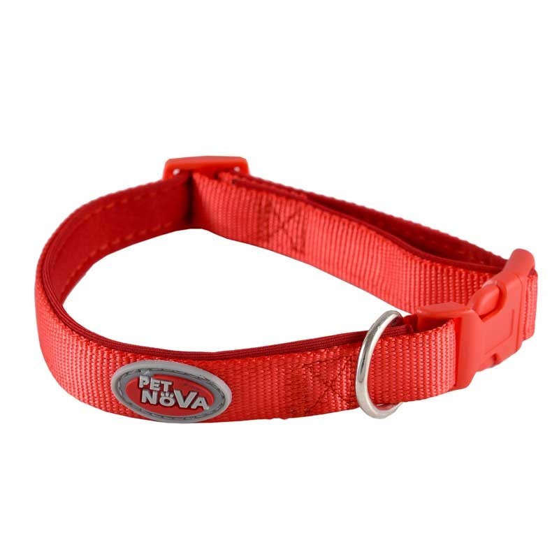 Collier rouge pour chien PETNOVA