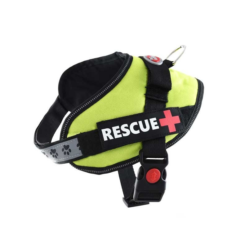 Harnais pour chien RESCUE Plus vert anis