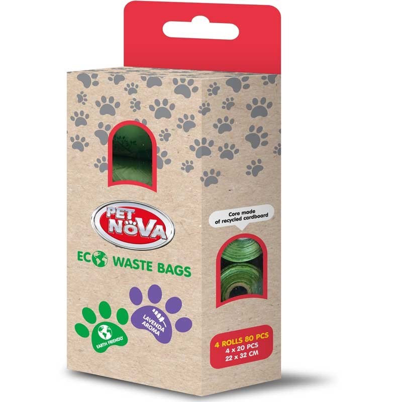 PETNOVA Sacs Biodégradables - 4x 20pcs