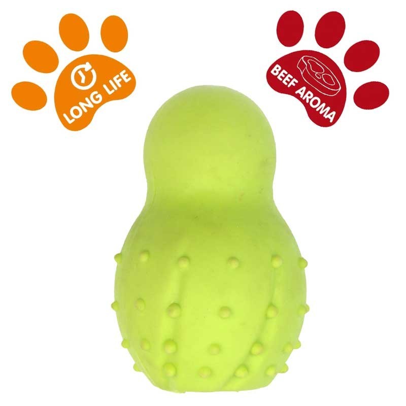 DOG LIFE STYLE Jumping ball Ø 9.5cm - Arôme boeuf