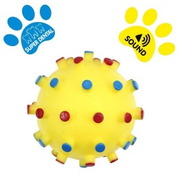 DOG LIFE STYLE Balle sonore à picots DOG LIFE STYLE Balle sonore à picots