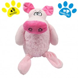 DOG LIFE STYLE Peluche Sonore Cochon