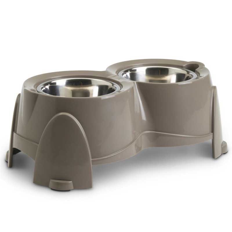 Porte-gamelles SAVIC Ergo Feeder 18cm - 2 x 0.85 L Porte-gamelles SAVIC Ergo Feeder 18cm - 2 x 0.85 L