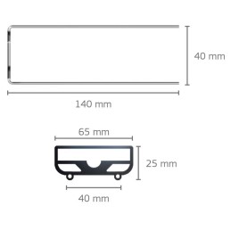 JUWEL HeliaLux UniversalFit - Support rampes LED Helialux