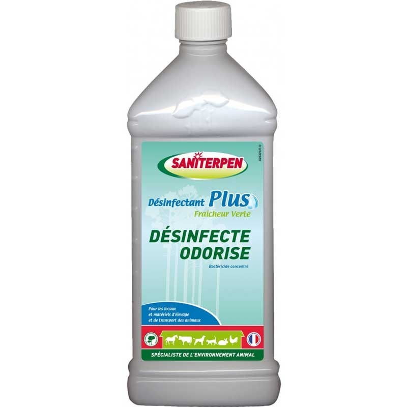 SANITERPEN Désinfectant Plus - Fraicheur Verte - 1 Litre SANITERPEN Désinfectant Plus - Fraicheur Verte - 1 Litre