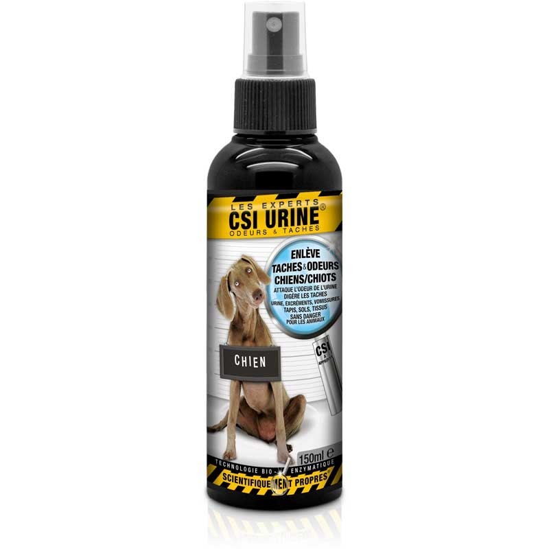 Nettoyant et Destructeur d'odeurs CSI Urine pour chien et chiot