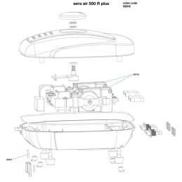 Sera - Pompe à Air 550 R Plus pour Aquarium