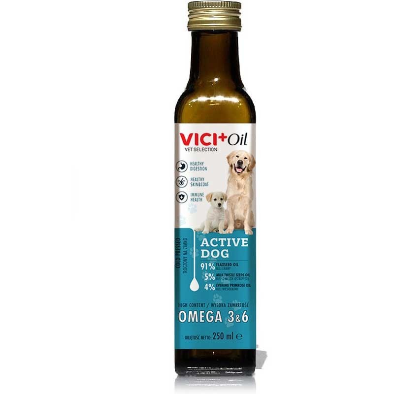 VICI Plus ActiveDog huile Omega 3 et 6 - 250ml