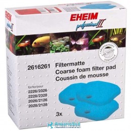 EHEIM - Mousses filtrantes pour filtre Experience 150/250  (Eheim 2222-2224/2422-2424)