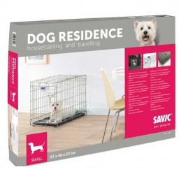 SAVIC Cage pliable Dog Résidence 61 cm - Finition martelée