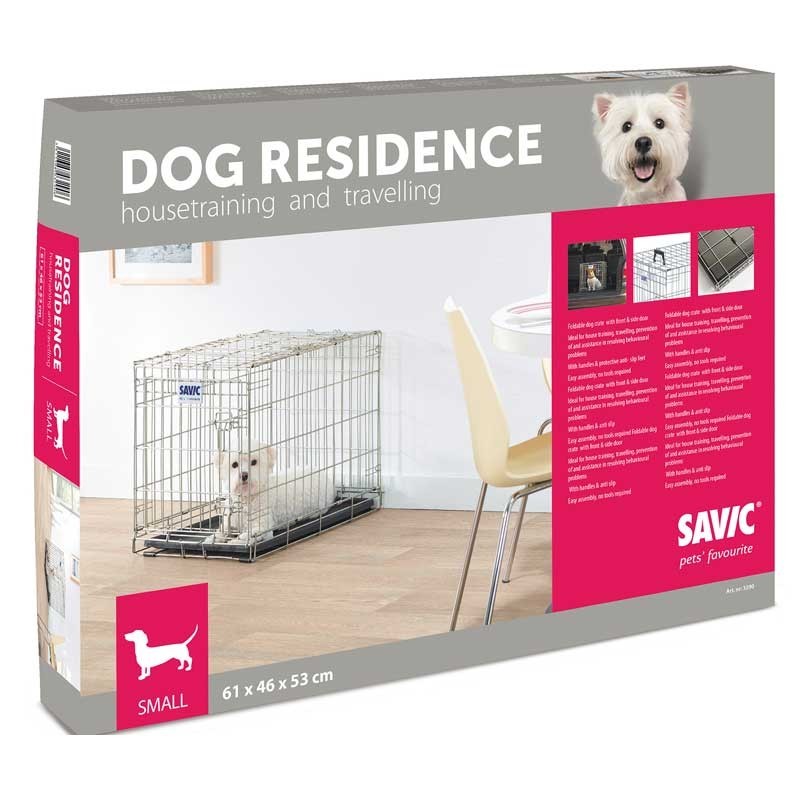 Cage caisse de transport pliante 106 x 71 x 76 cm pour chien en