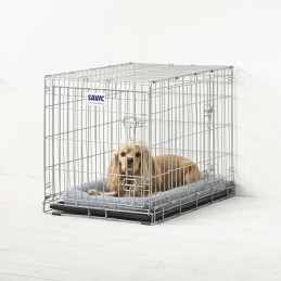 SAVIC Cage pliable Dog Résidence 76 cm - Finition martelée