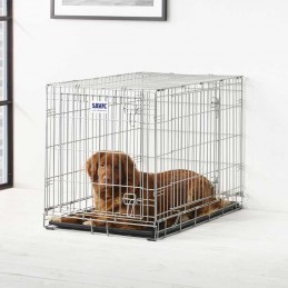 SAVIC Cage pliable Dog Résidence 91 cm - Finition martelée