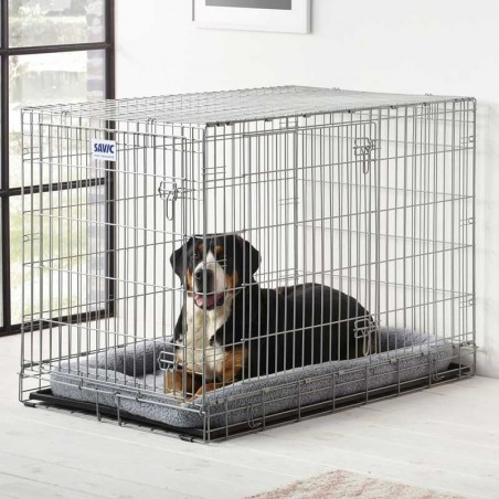 SAVIC Cage pliable Dog Résidence 118 cm - Finition martelée
