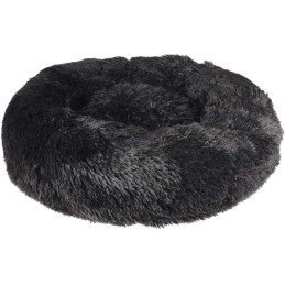 Coussin rond anti-stress pour chien Ø 50cm - Colori noir