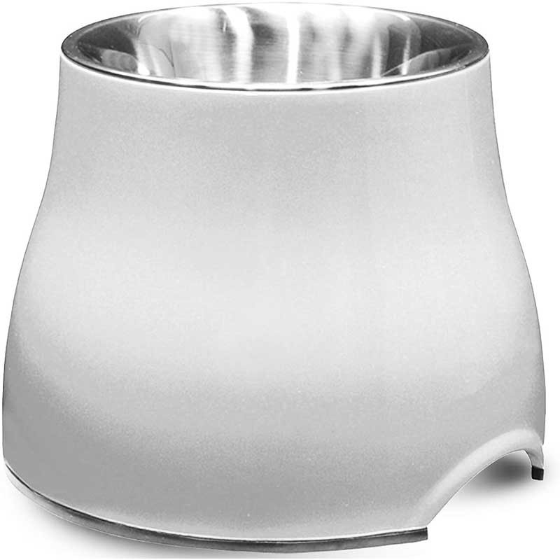 Dogit Gamelle surélevée pour chien - 900 ml - Bleu, Blanc, Noir Dogit Gamelle surélevée pour chien - 900 ml - Bleu, Blanc, Noir