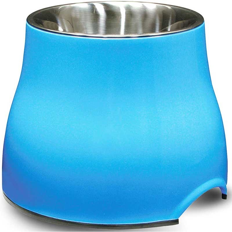 Dogit Erhöhter Hundenapf - 900 ml - Blau, Weiß, Schwarz Dogit Erhöhter Hundenapf - 900 ml - Blau, Weiß, Schwarz