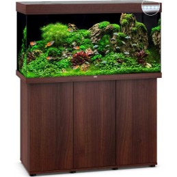 JUWEL Rio 350 Line LED con mobiletto marrone