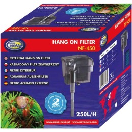 AQUA NOVA NF-450 Filtre cascade pour aquarium jusqu'à 80 litres